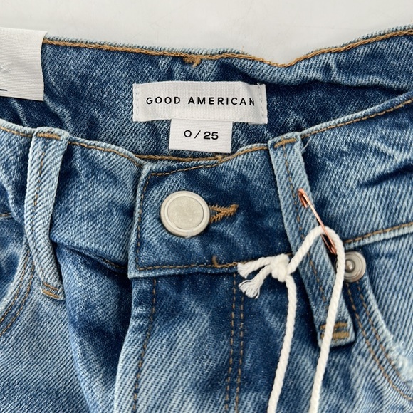 Good American Indigo433 Good 90s Shorts 0 - Picture 7 of 13